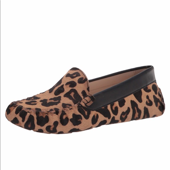 Cole Haan Shoes - Cole Haan Evelyn Drive Loafers Calf Hair Leopard Print NEW Size 9.5